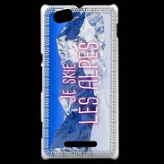 Coque Sony Xperia M Je skie Les Alpes ZG