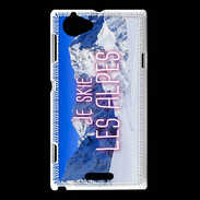 Coque Sony Xperia L Je skie Les Alpes ZG