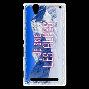 Coque Sony Xperia T2 Ultra Je skie Les Alpes ZG