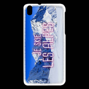 Coque HTC Desire 816 Je skie Les Alpes ZG
