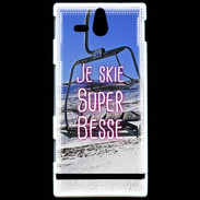 Coque Sony Xperia U Je skie Super-Besse ZG