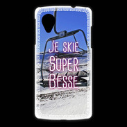 Coque LG Nexus 5 Je skie Super-Besse ZG