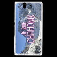 Coque Sony Xperia Z Je ride Chamonix ZG