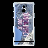 Coque Sony Xperia P Je ride Chamonix ZG