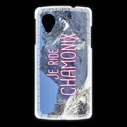 Coque LG Nexus 5 Je ride Chamonix ZG