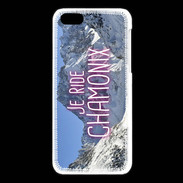 Coque iPhone 5C Je ride Chamonix ZG
