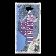 Coque Sony Xperia M2 Je ride Chamonix ZG