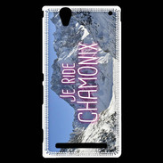 Coque Sony Xperia T2 Ultra Je ride Chamonix ZG