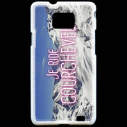 Coque Samsung Galaxy S2 Je ride Courchevel ZG