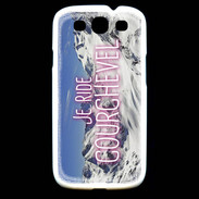 Coque Samsung Galaxy S3 Je ride Courchevel ZG