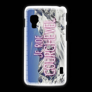Coque LG L5 2 Je ride Courchevel ZG
