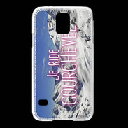 Coque Samsung Galaxy S5 Je ride Courchevel ZG