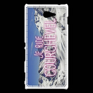 Coque Sony Xperia M2 Je ride Courchevel ZG