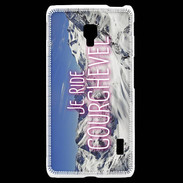 Coque LG F6 Je ride Courchevel ZG