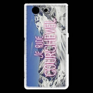 Coque Sony Xperia Z3 Compact Je ride Courchevel ZG