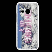 Coque HTC One Mini 2 Je ride Courchevel ZG
