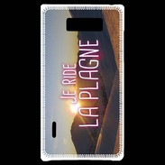Coque LG Optimus L7 Je ride La Plagne ZG