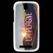 Coque HTC One SV Je ride La Plagne ZG