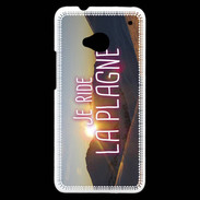 Coque HTC One Je ride La Plagne ZG