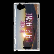 Coque Sony Xperia L Je ride La Plagne ZG