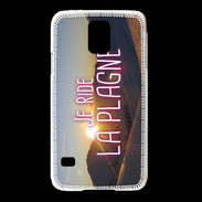 Coque Samsung Galaxy S5 Je ride La Plagne ZG