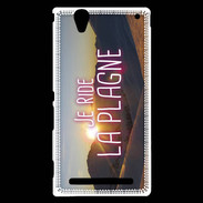 Coque Sony Xperia T2 Ultra Je ride La Plagne ZG
