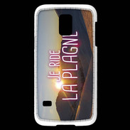 Coque Samsung Galaxy S5 Mini Je ride La Plagne ZG