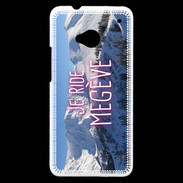 Coque HTC One Je ride Megève ZG