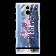 Coque Sony Xperia P Je ride Megève ZG