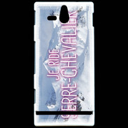 Coque Sony Xperia U Je ride Serre-Chevalier ZG