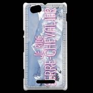 Coque Sony Xperia M Je ride Serre-Chevalier ZG