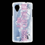 Coque LG Nexus 5 Je ride Serre-Chevalier ZG