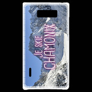Coque LG Optimus L7 Je skie Chamonix ZG