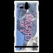 Coque Sony Xperia U Je skie Chamonix ZG
