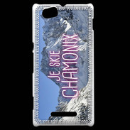 Coque Sony Xperia M Je skie Chamonix ZG