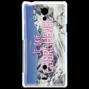 Coque Sony Xperia T Je skie Courchevel ZG