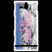 Coque Sony Xperia U Je skie Courchevel ZG