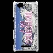 Coque Sony Xperia M Je skie Courchevel ZG