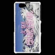 Coque Sony Xperia Z1 Compact Je skie Courchevel ZG