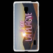 Coque LG F6 Je skie La Plagne ZG