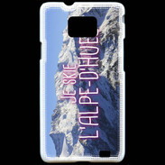 Coque Samsung Galaxy S2 Je skie l'Alpes d'Huez ZG