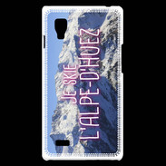 Coque LG Optimus L9 Je skie l'Alpes d'Huez ZG