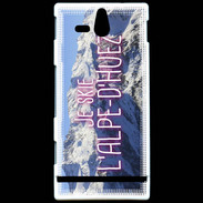 Coque Sony Xperia U Je skie l'Alpes d'Huez ZG