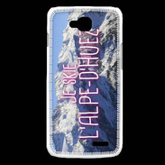Coque LG L90 Je skie l'Alpes d'Huez ZG