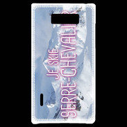Coque LG Optimus L7 Je skie Serre-Chevalier ZG