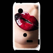 Coque Sony Xperia Typo Bouche sexy et brillante