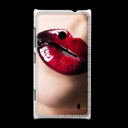 Coque Nokia Lumia 520 Bouche sexy et brillante