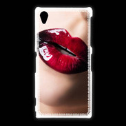 Coque Sony Xpéria Z1 Bouche sexy et brillante