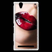 Coque Sony Xperia T2 Ultra Bouche sexy et brillante