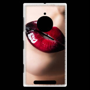 Coque Nokia Lumia 830 Bouche sexy et brillante